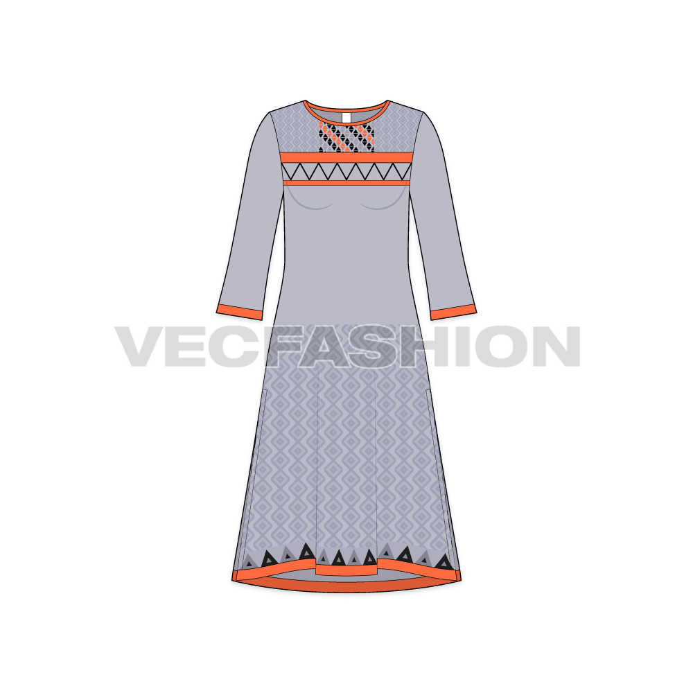 Womens Kurti Shirt Dress