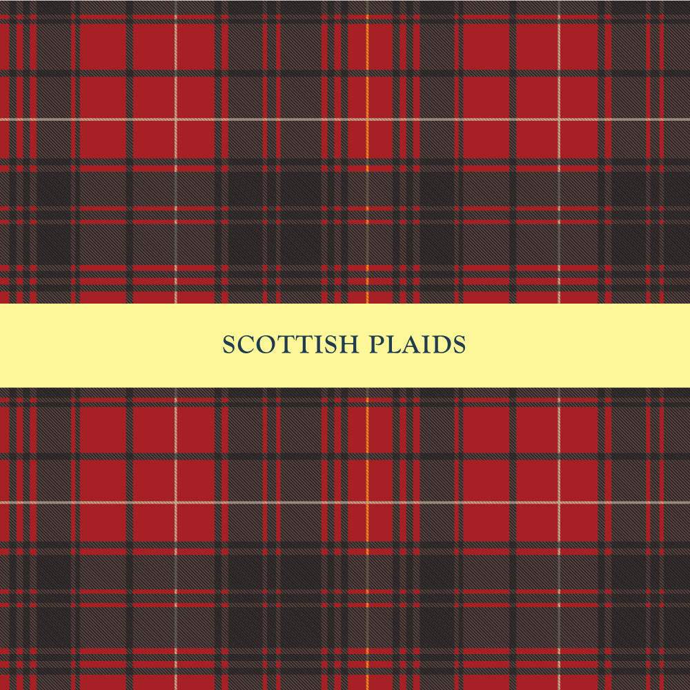Set of 2 Classic Scottish Plaids
