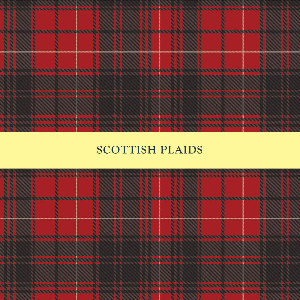 Set of 2 Classic Scottish Plaids