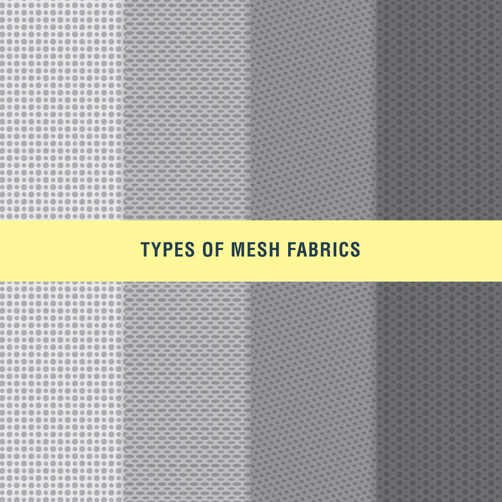 Types of Mesh Fabrics vector repeat patterns seamless patterns of adobe illustrator