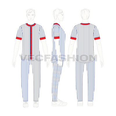 Mens Baseball Uniform Kit