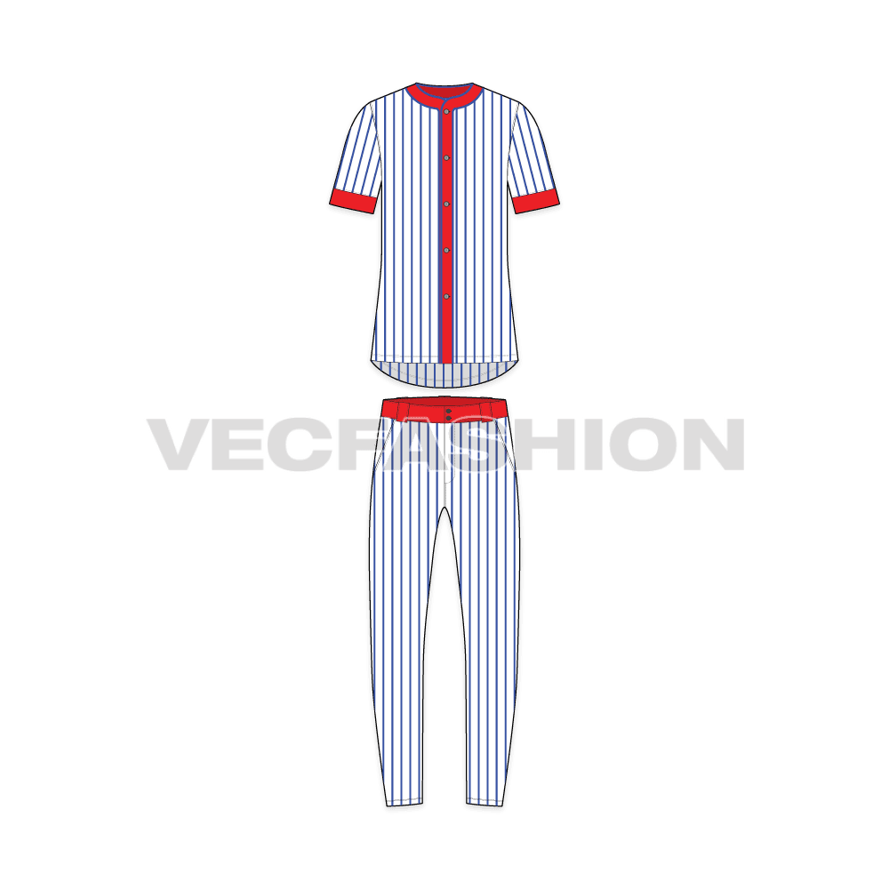 Mens Baseball Uniform Kit