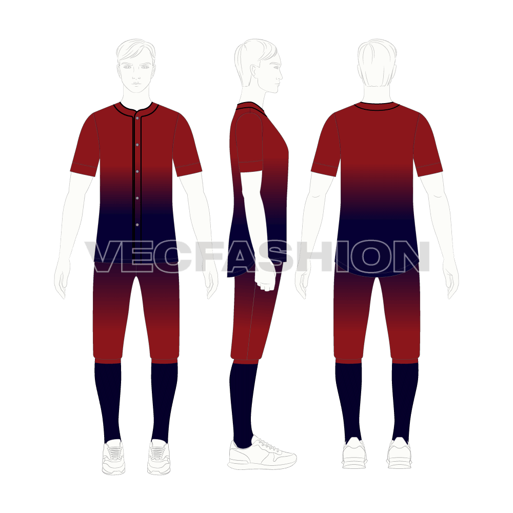 Mens Baseball Uniform Kit