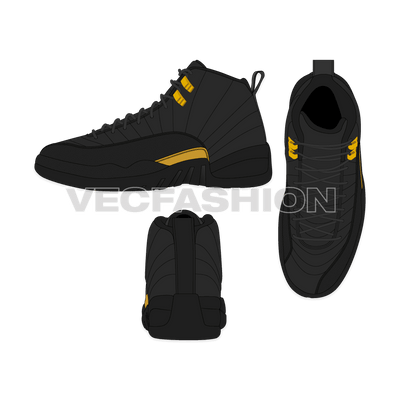 Mens Basketball Hi-Top Sneakers