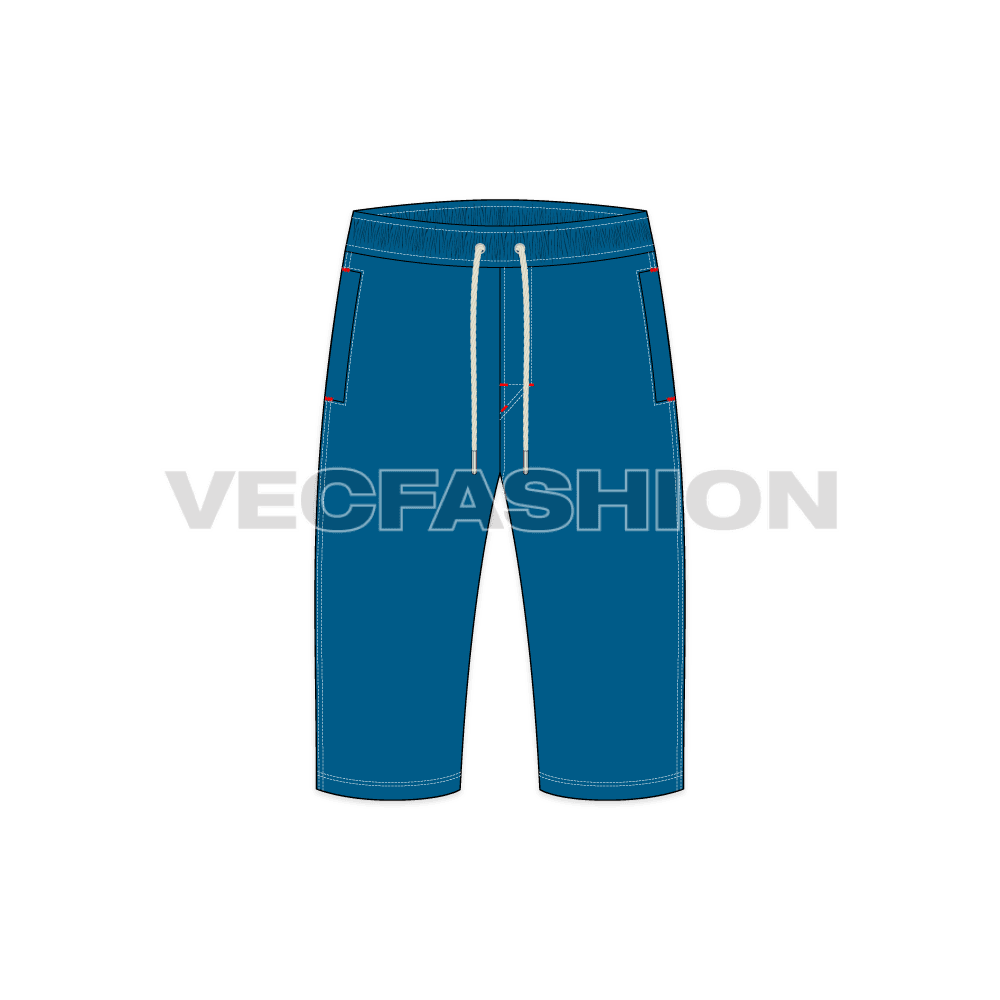 Mens Bermuda Shorts front view