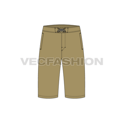 Mens Board Shorts front view