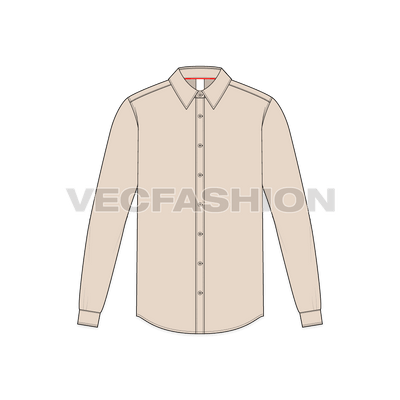 Mens Button Down Dress Shirt