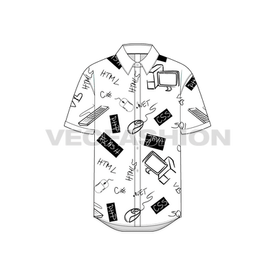 Mens Casual Shirt front view