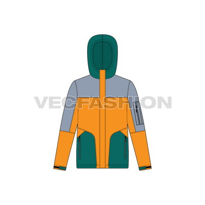Mens Climbing Jacket front view