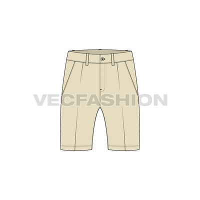 Mens Cotton Shorts Mid-Thigh Length