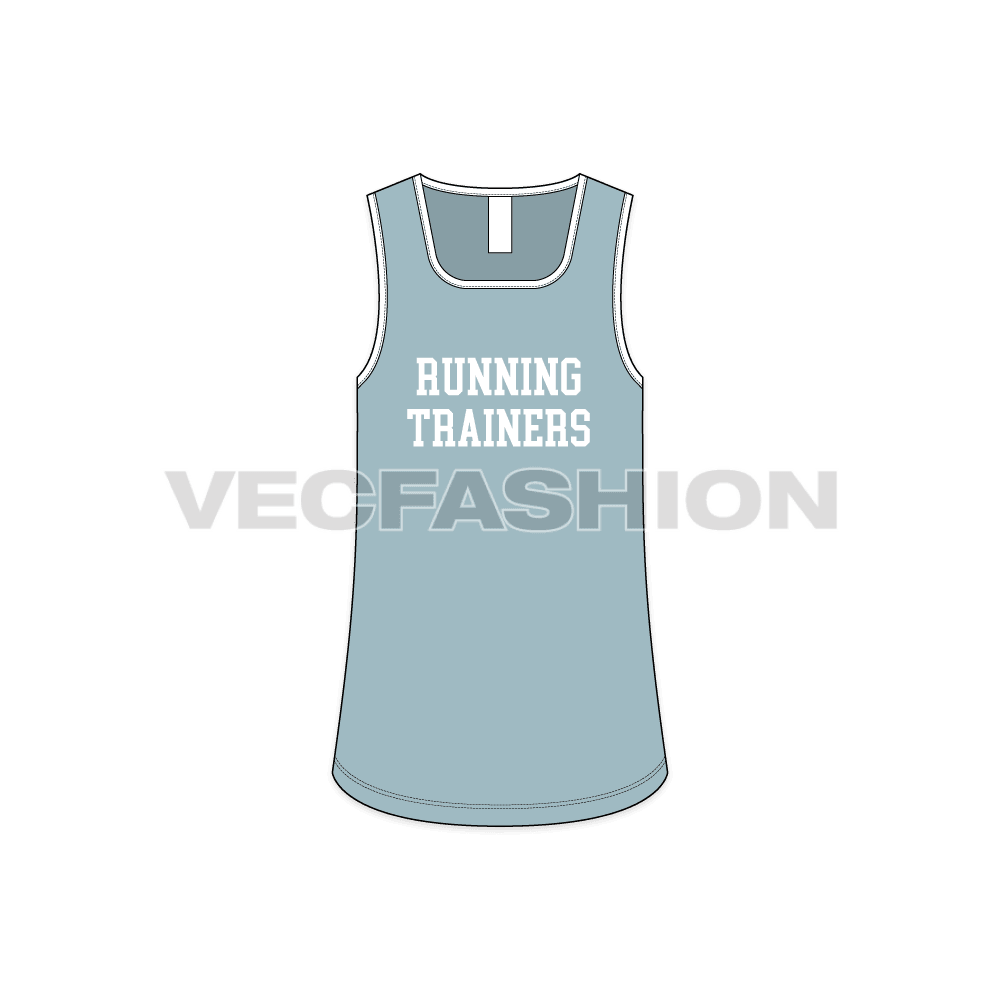 Mens Curved Hem Workout Top