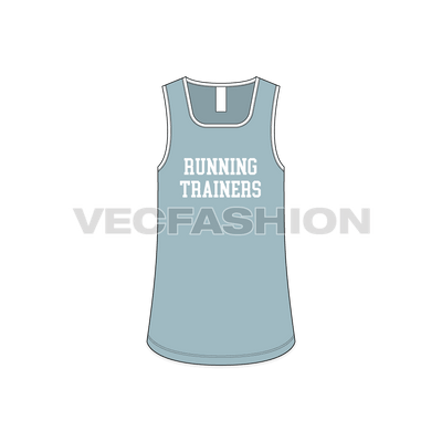 Mens Curved Hem Workout Top