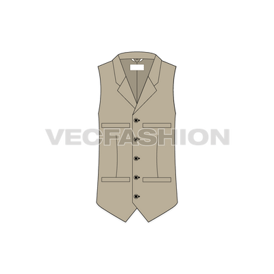 Mens Formal Vests Templates