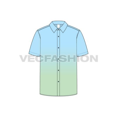 Mens Half Sleeved Cotton Shirt