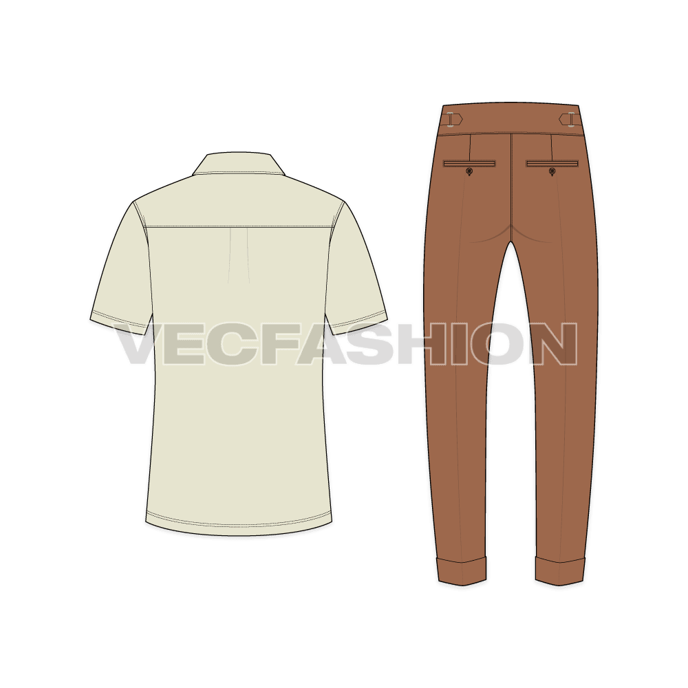 Mens High Waisted Pants