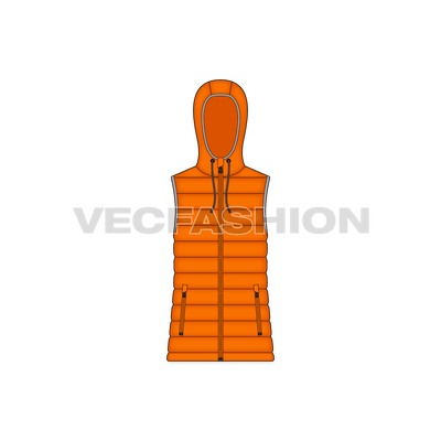 Mens Hooded Down Vest