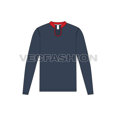 Mens Open Neck Shirt