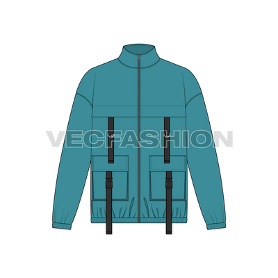 Mens Outdoor Windbreaker front view