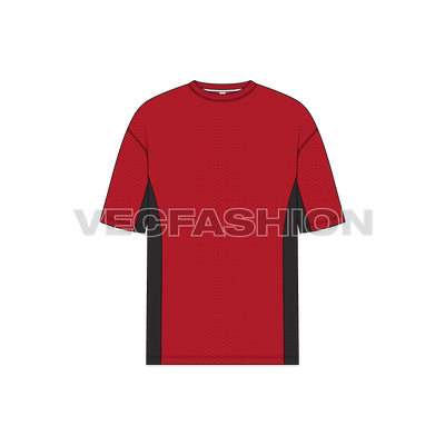 Mens Oversized Mesh T-Shirt