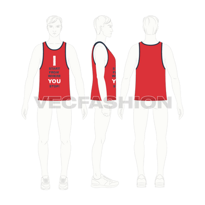 Mens Racerback Tank Top