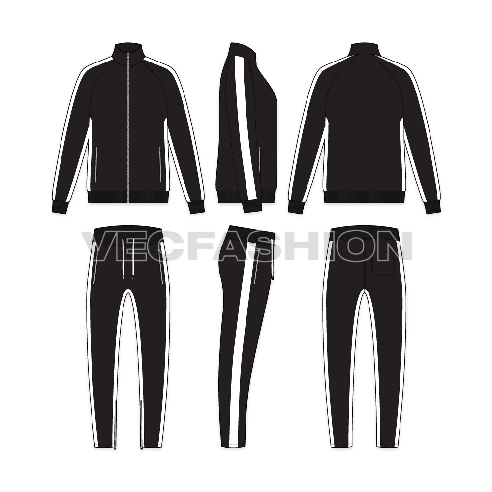 Mens Running Sweatsuit