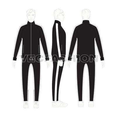 Mens Running Sweatsuit