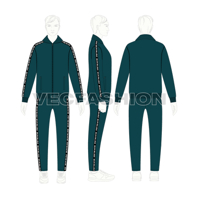 Mens Running Tracksuit