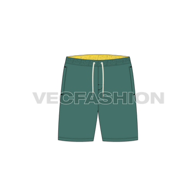 Mens Short Length Swim Shorts