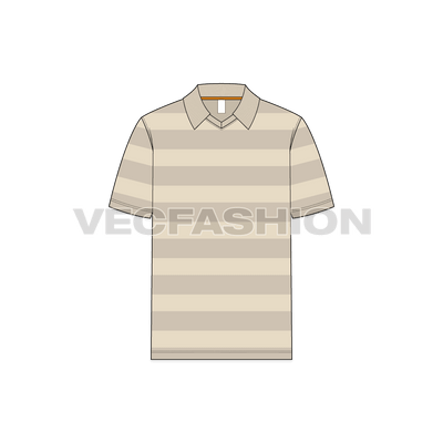 Mens Short Sleeved Johnny-V Tee