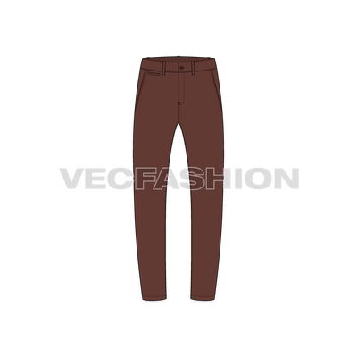 Mens Skinny Fit Chinos