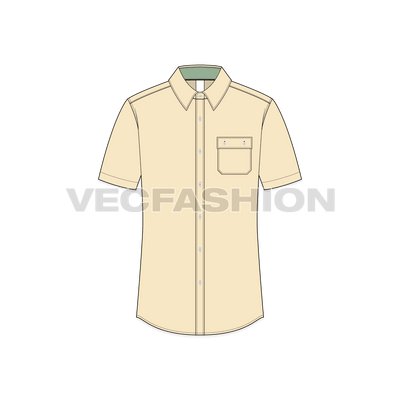 Mens Slim Fit Casual Shirt