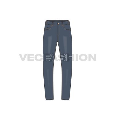 Mens Slim Fit Denim Jeans