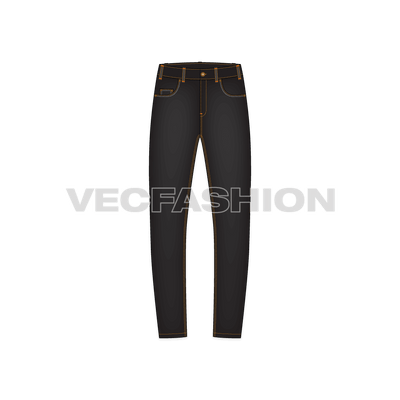 Mens Slim Fit Denim Jeans