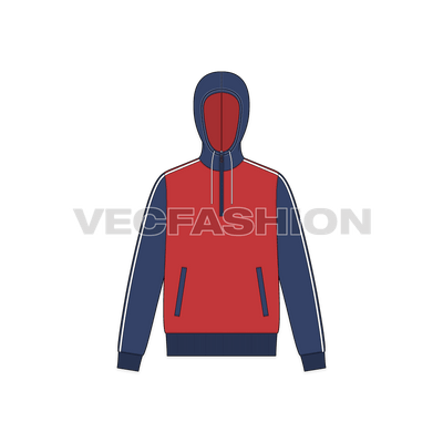 Mens Sport Hoodie Fashion Flat