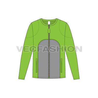 Mens Sport Jacket Fashion Flat front view