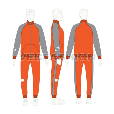 Mens Sport Tracksuit