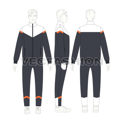 Mens Sport Tracksuit