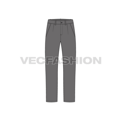 Mens Straight Leg Pants