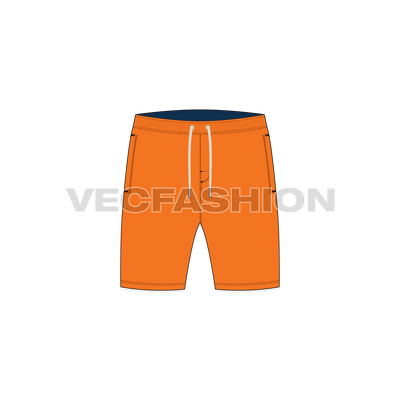 Mens Swim Shorts front view