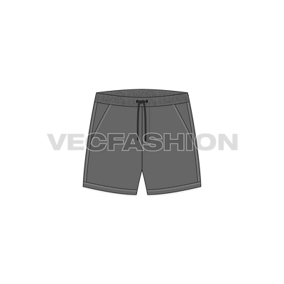 Mens Swimming Trunks front view