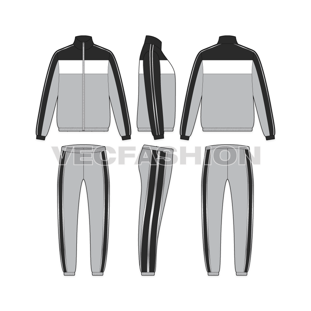 Mens Tracksuit With Reflective