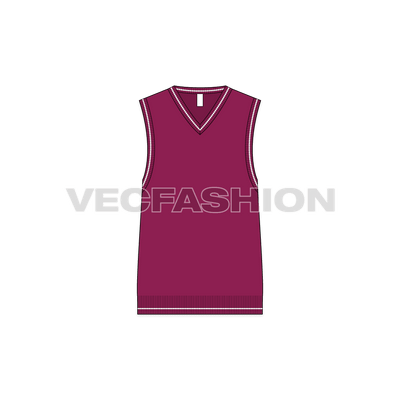 Mens V-Neck Sweater Vest