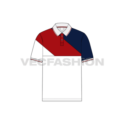 Mens White Sport Polo Shirt