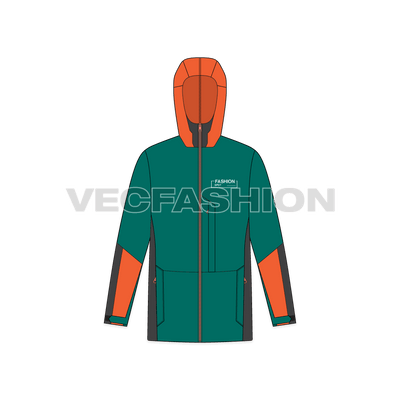 Mens Windbreaker Jacket front view