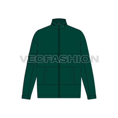 Mens Windbreaker Jacket front view