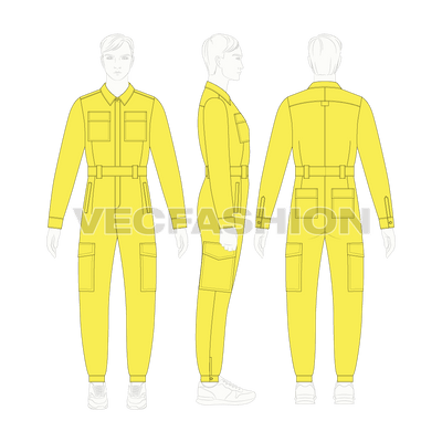 Mens Workwear Overall