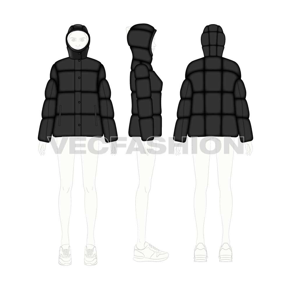 Womens Bubble Jacket