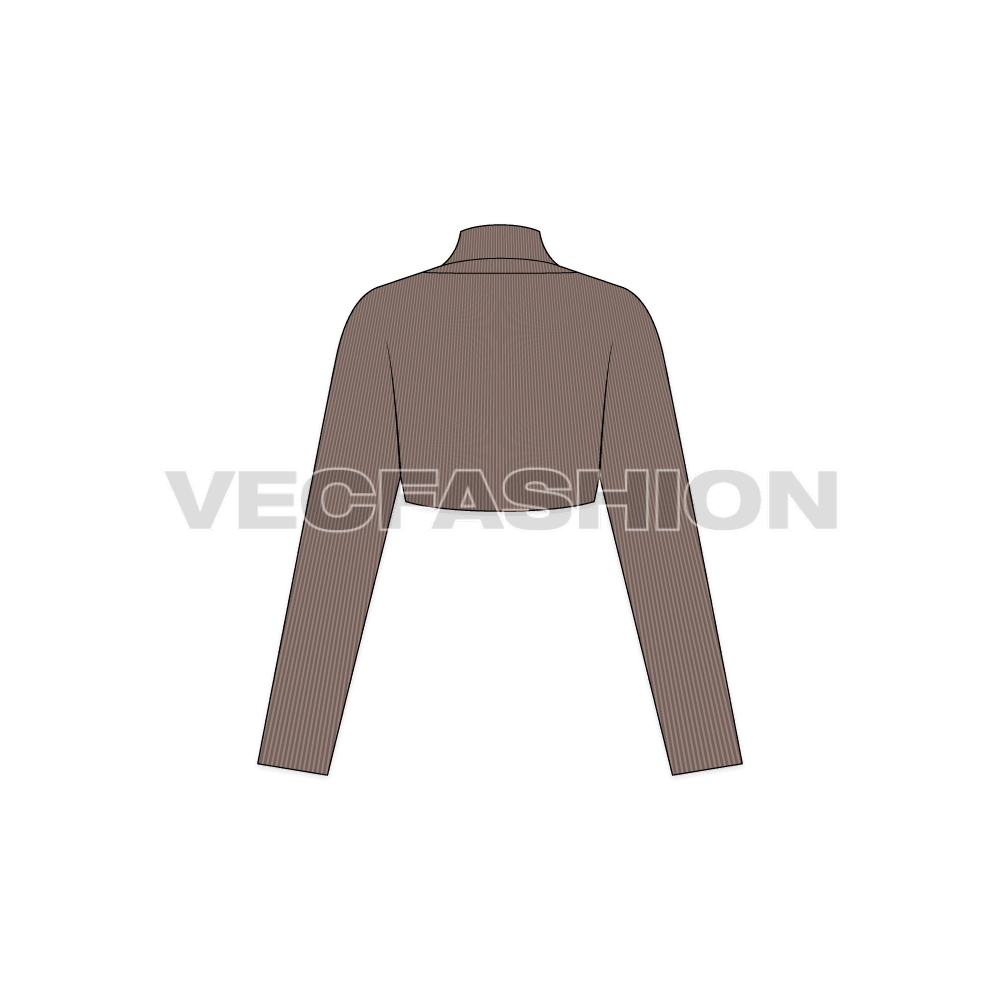 A vector template for Women's Knitted Arm Warmer Sweater. It is a small but cool piece to add to your wardrobe and for designers. They can download this and add their touch of creativity on it!