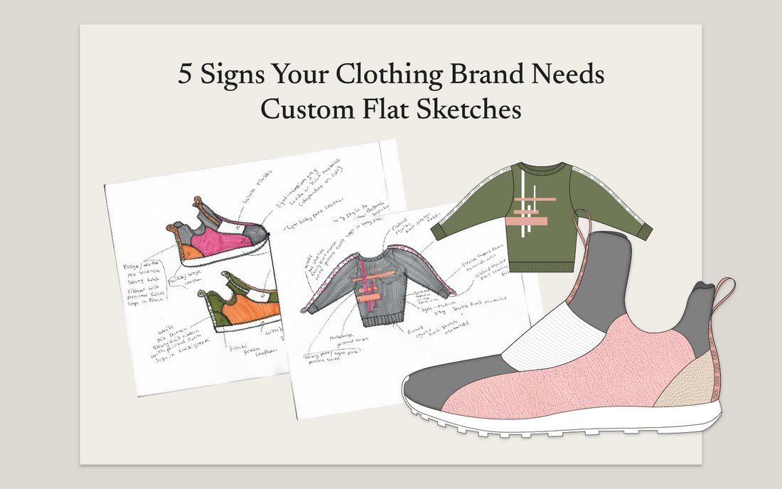 5 Signs Your Clothing Brand Needs Custom Flat Sketches