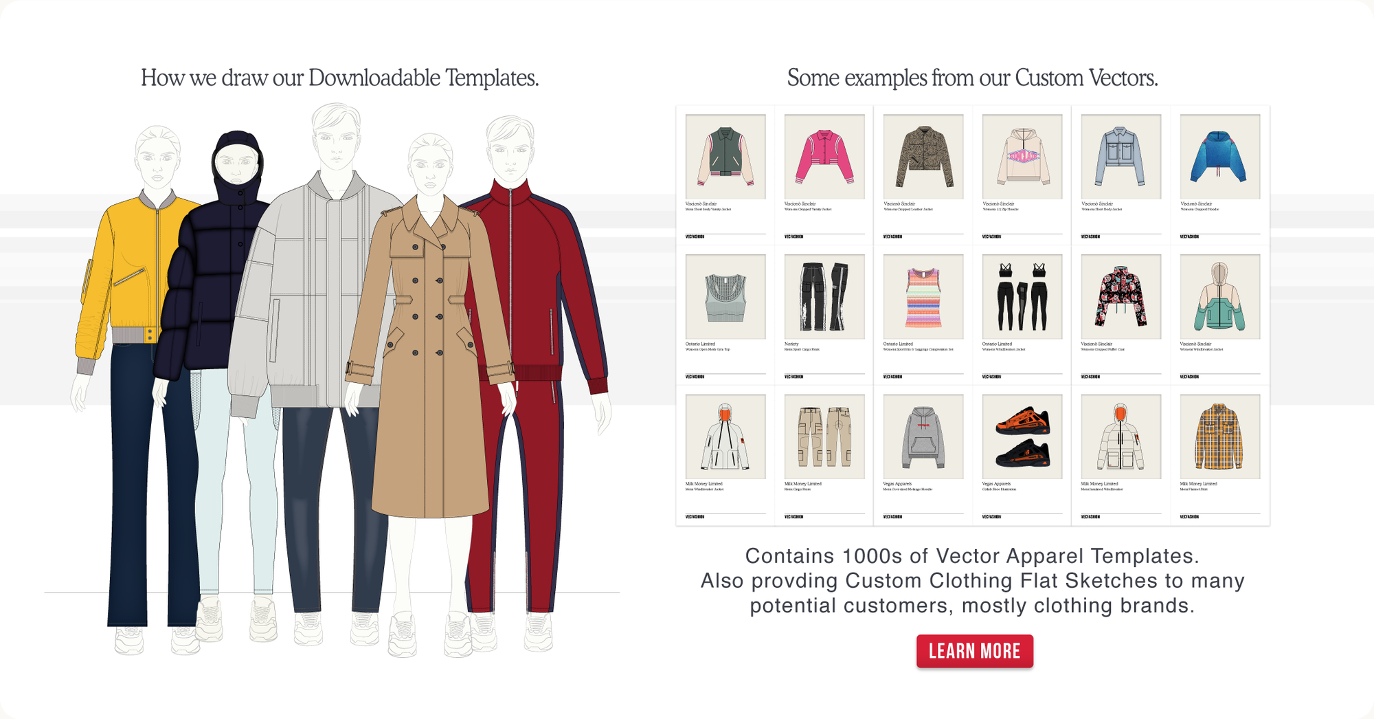 Fashion Design Templates - Clothing, Flat Sketch, and Illustration